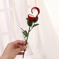 thumbnail image 5 of PEIBang Valentine's Day Red Rose Ring Box,Velvet Flower Engagement Ring Box Jewelry Cases for Proposal Wedding Anniversary Valentine's Gift, 5 of 6