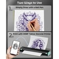 thumbnail image 2 of Papel de transferencia de tatuajes Itari A4, 100 hojas, plantilla de 4 capas, 2 of 6