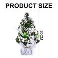thumbnail image 2 of 1 pieza de mini decoración navideña de 20 cm, árbol con adornos, árbol de Navidad, decoración del día de Navidad, 2 of 6