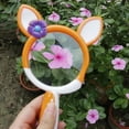 thumbnail image 2 of Lupas de mano amarillas para niños y estudiantes, suministro , juguete de , para alumnos de jardín de inf Hugo lupa para niños, 2 of 10