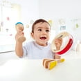 thumbnail image 3 of Hape Kids Toddler 3 Piece Wooden Musical Instrument Toy Junior Percussion Set, 3 of 5