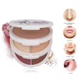 thumbnail image 1 of 5 Colors Blusher Face Makeup Palette Matte Glitter Pigment Powder Cosmetic, 1 of 4