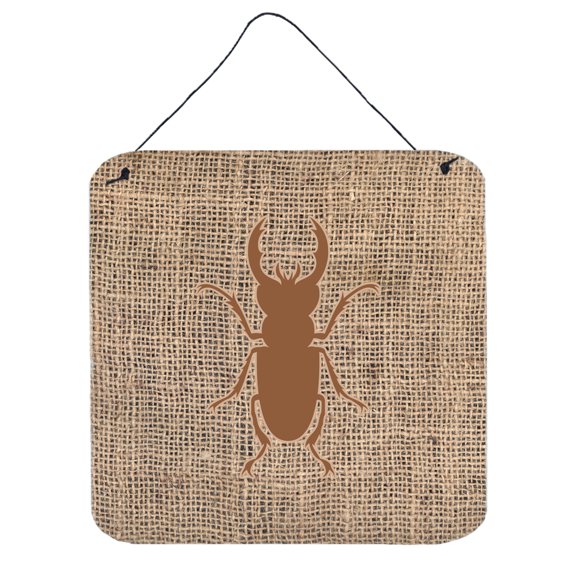 Beetle Burlap and Brown BB1063 Wall or Door Hanging Prints