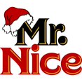 thumbnail image 3 of CafePress - Christmas Mr Nice Men's Light Pajamas - Men's Light Loose Fit Cotton Pajama Set, 3 of 7