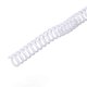 thumbnail image 1 of Pack of 100 plastic binding coils, diameter 9.5 mm, 48 teeth, ratio 4:1, capacity 75 sheets, for A4 paper, white, 1 of 2