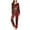 #010Red, variant on Censtreet V-neck Long Sleeved Pajamas Set for Women,Printed Casual Sleepwear with Pockets,2 Piece Christmas Snug-Fit Loungewear