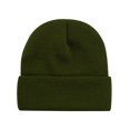 thumbnail image 2 of Unisex Beanie for Men and Women Knit Hat Winter Beanies Army Green One Size, 2 of 5