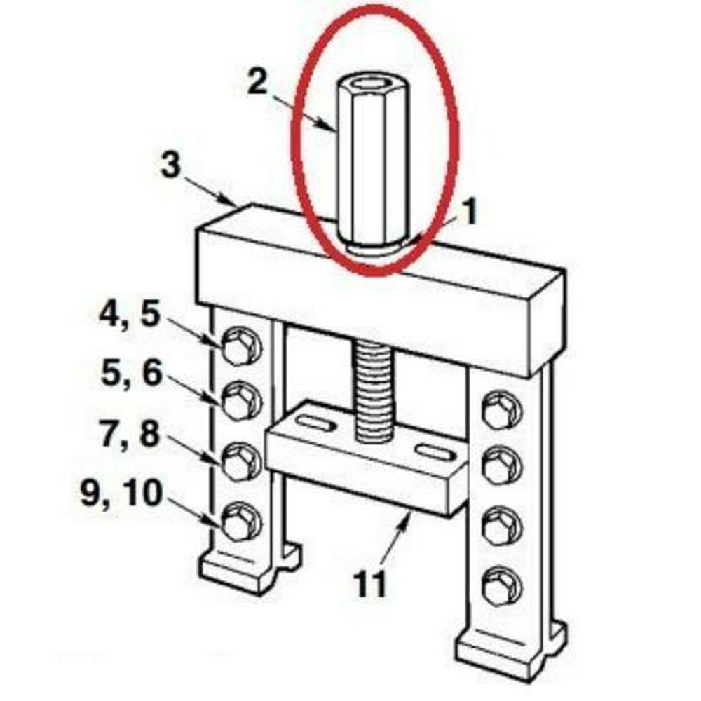 Otc 216773 Nut, Forcing Screw