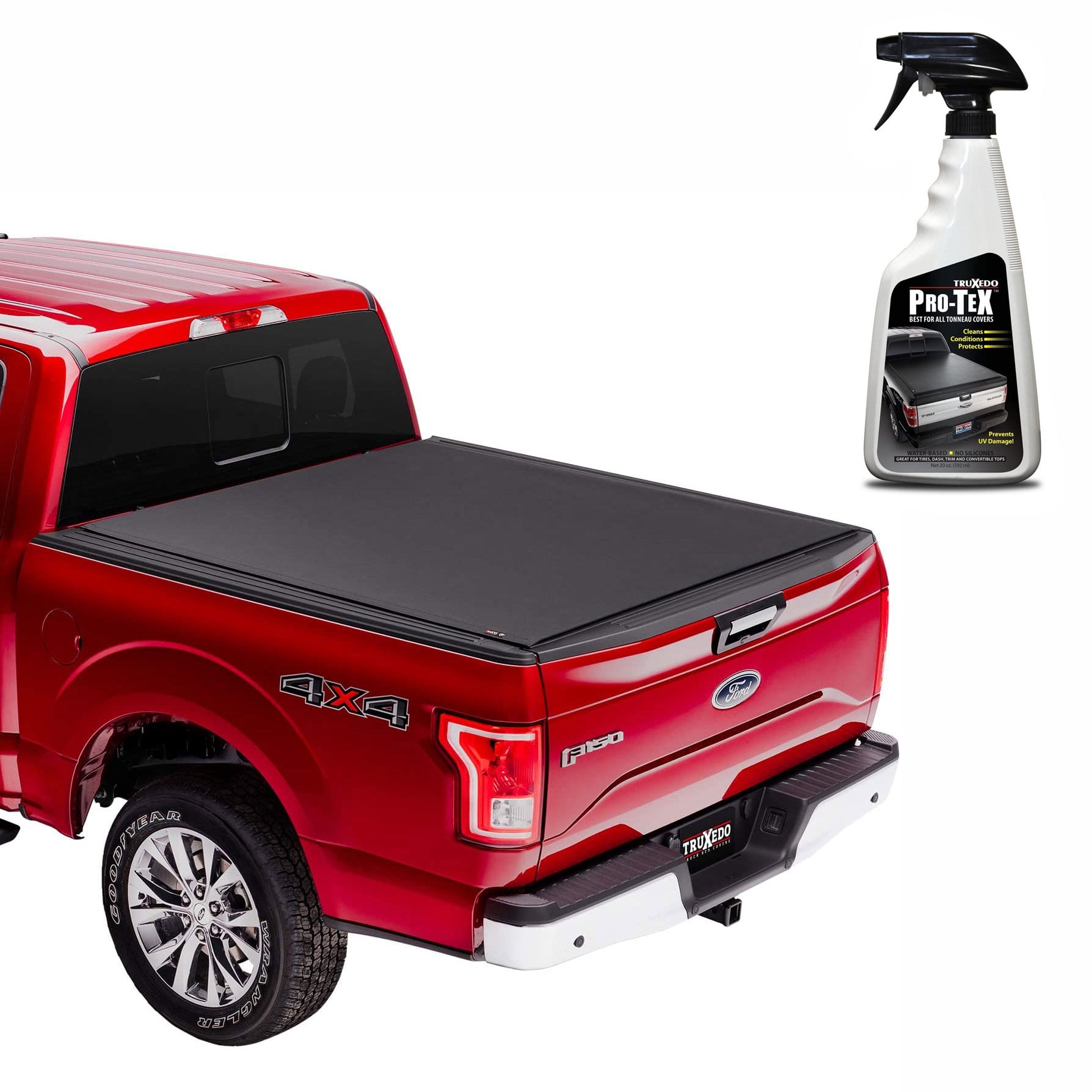 Truxedo Pro X15 Tonnueau Truck Bed Cover Bundle w/ All Protectant Spray