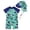 Boys Swim 25#Green, variant on oqasdz Baby Boy Swimsuit Sun Protection Camouflage Long Sleeve Zip up Rash Guard Bathing Suit with Sun Cap for Toddler and Kids Beach Pool