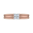 thumbnail image 3 of 1/5 Carat Men's Diamond Wedding Band Ring in 14K Rose Gold (Ring Size 6.75) (I1-I2 Clarity), 3 of 4