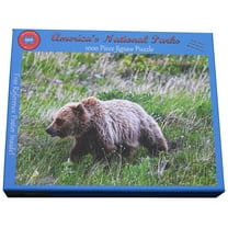 National Park Puzzles Glacier National Park Foraging Grizzly 1000 Piece Puzzle