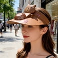 thumbnail image 4 of Rechargeable Usb Cooling Hat, Ventilated Sun Visor With Built-In Adjustable Fan, for Outdoor Activities, Coffee, 4 of 6