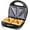 Triangle, variant on Sandwich Maker with Non-stick Deep Grid Surface for Egg, Ham, Steaks Compact Electric Grill Tostadora de Pan Black, ETL Certificated, Roy