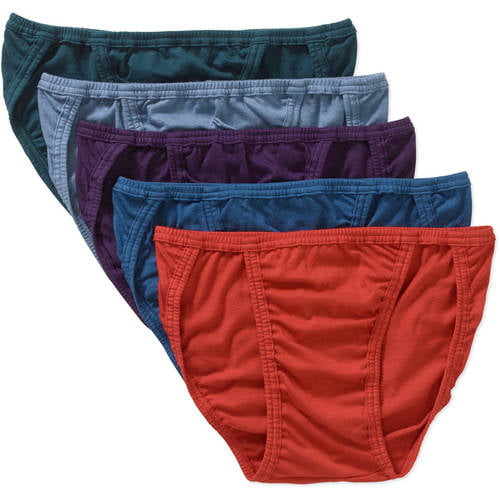 Men's Assorted Cotton String Bikini, 5 pack - Walmart.com