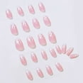 thumbnail image 2 of 24 Pcs Press on Nails, Medium Coffin Fake Nails, False Nails with Glue for Women and Girls, 2 of 4