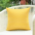 thumbnail image 3 of Mainstays 16 in x 16 in Yellow Solid Texture Outdoor Pillow, Yellow, 3 of 7
