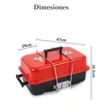 thumbnail image 2 of Parrilla Portatil Kitchenes Horno Asador De Carbon Plegable Con Tapa, 2 of 8