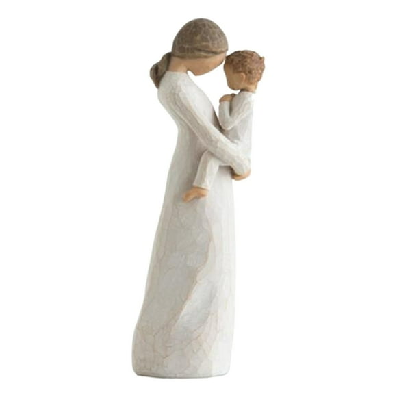 Ceimmolca Tenderness Figurine Treasuring A Quiet Tender Moment Of To Celebrate New Beginnings Families And Loving Relationships Between Parent And Child Sculp, White