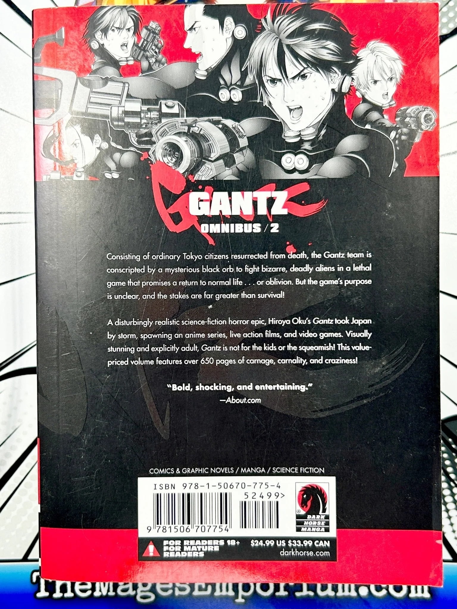 Gantz Omnibus Volume 2, (Paperback) - Walmart.com
