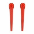 thumbnail image 2 of Red Plastic Weed Eater Blades for String Trimmer Head, for Garde 8841 20Pcs Plastic Grass Trim, Trimmers Blades Replacement for Stihl Weed Eater Blade Polycut, 2 of 8
