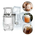 thumbnail image 2 of Manual Ice Block Breaking Crusher Snow Cone Machine Drink Tool Dining Kitchen Blender Party Camping Picnic Cold Beverage Shaver Clear, 2 of 9