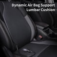 thumbnail image 3 of Bolsa de aire dinámica, soporte Lumbar, cojín Lumbar inteligente, soporte Lumbar para coche, asiento Universal, cintura trasera, bomba de aire manual, 3 of 5