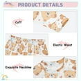 thumbnail image 4 of joogoo Cute Bears 2 Piece Long Sleeve Tee and Pants Cotton Pajama Set 8Y, 4 of 7