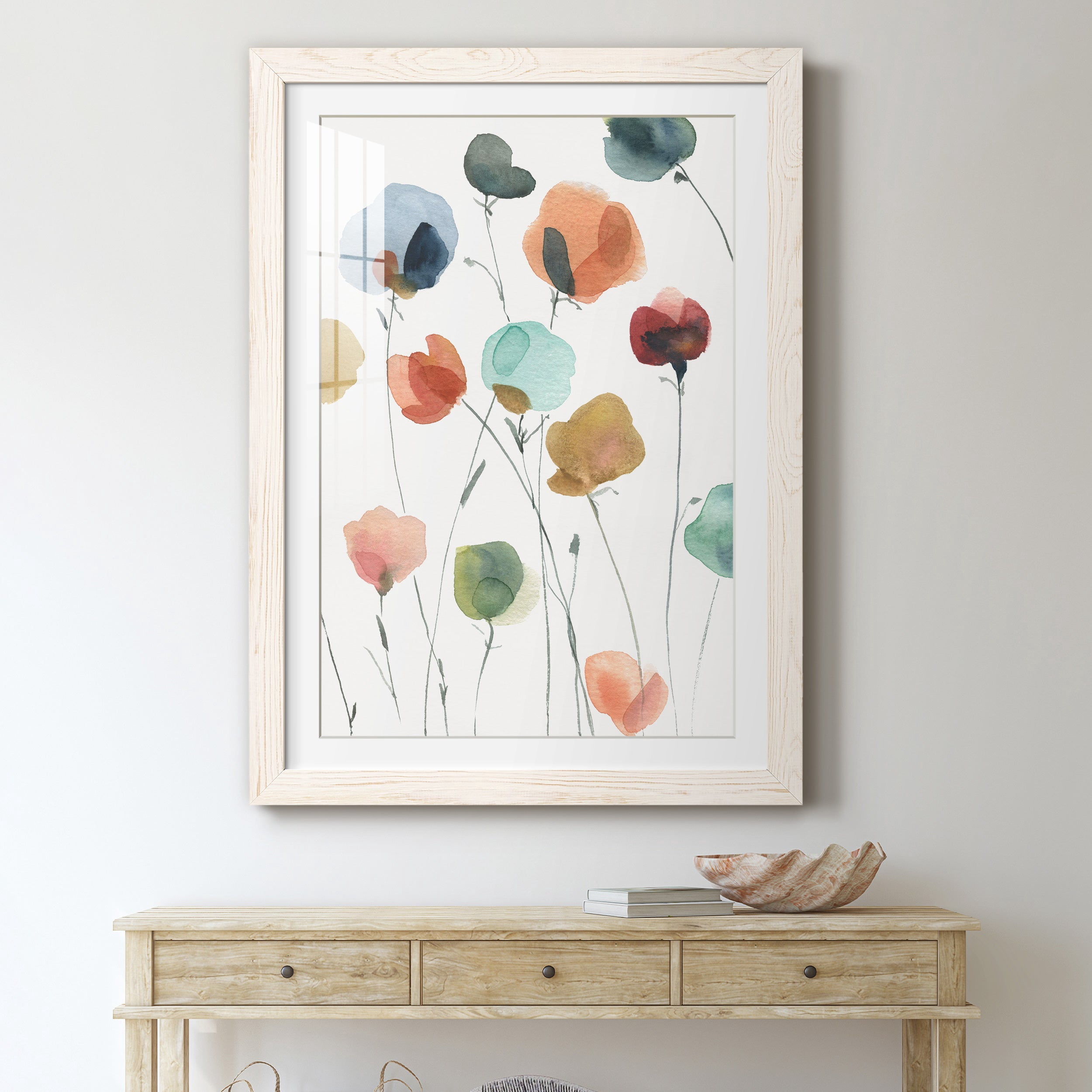 Lollipop Garden II - Premium Framed Print - Distressed Barnwood Frame - Ready to Hang