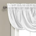 thumbnail image 2 of Lush Decor Lucia 18" x 42" Solid Neutral 3" Rod Pocket Single Valance, 2 of 11
