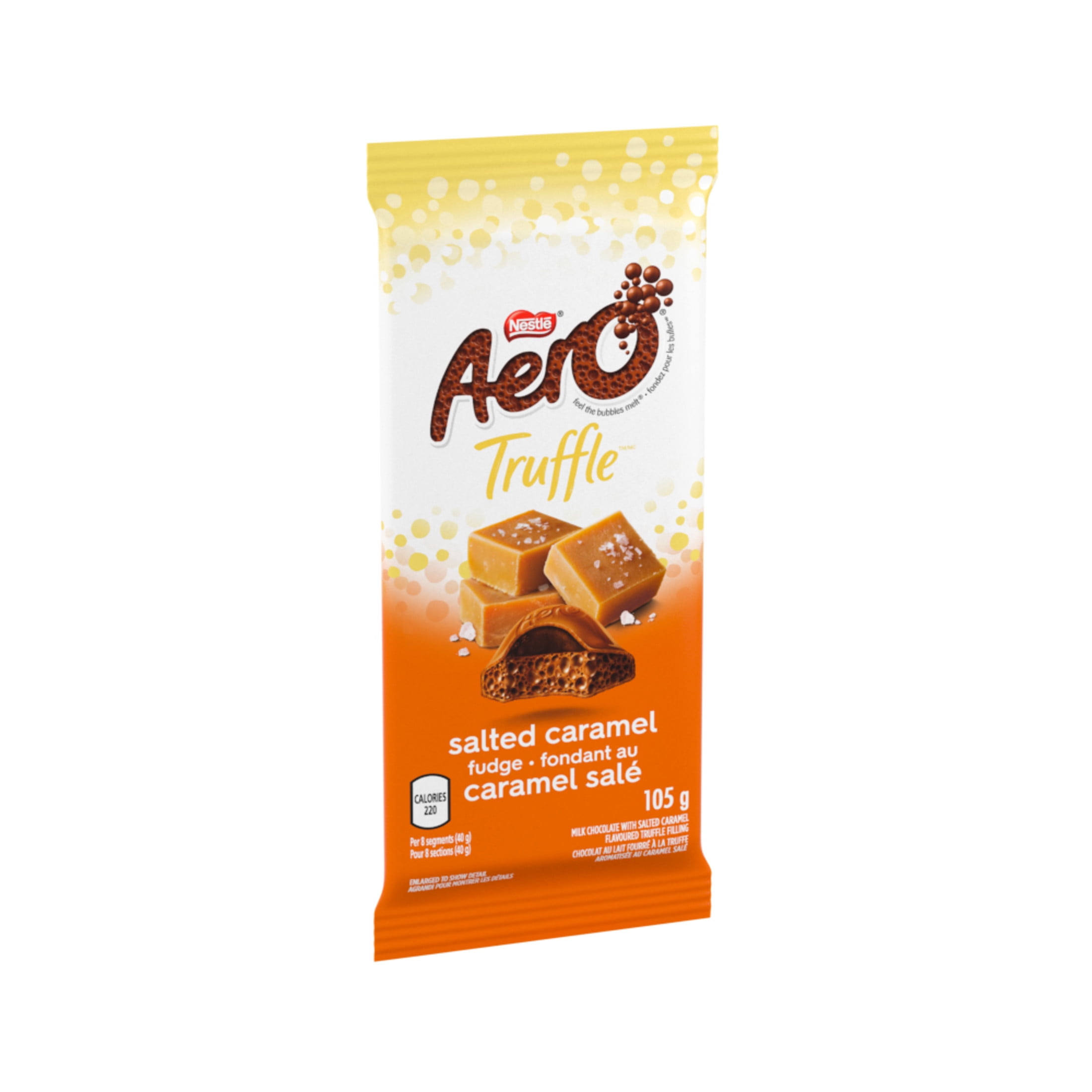 Aero Truffle Salted Caramel, Milk Chocolate, Salted Caramel Truffle Filling, 105 g, 105 g