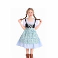 thumbnail image 7 of Edvintorg Dresses for Girls Halloween Costumes Floral Print Square Neck Puff Sleeve A Line Party Dress Kids Clothes Girls Size 4-16, 7 of 7