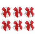 thumbnail image 2 of Paquete de 6 Piezas de Acrílico con Forma de Diamante, Lazo, Caja de Dulces, Regalos rojo Macarena sostenedor del caramelo del diamante, 2 of 8