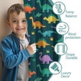 thumbnail image 3 of Blackout Kids Curtains,Dinosaur and Palm Tree Pattern Childrens Insulated Curtains Set Of 2,Bedroom Essentials,Toddler Room Decor 42"x54", 3 of 5