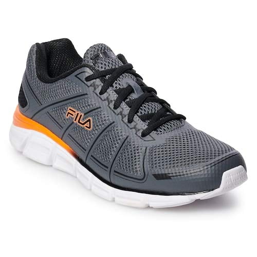 mens orange fila shoes