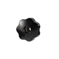 thumbnail image 3 of Unique Bargains M8 Female Thread Plastic Head Screw On Clamping Nuts Knob Grip Black 5 Pcs, 3 of 4