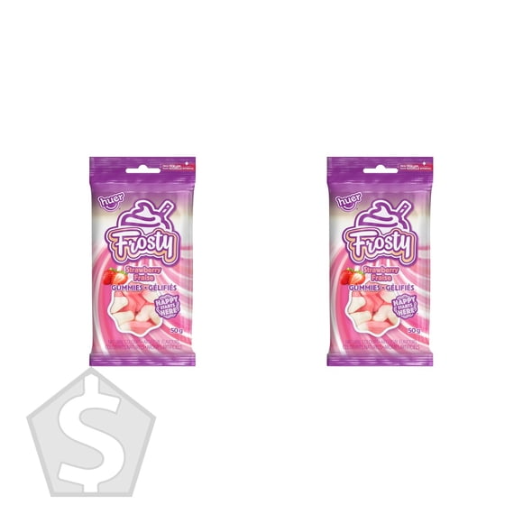 Huer Pocket Pal Strawberry, 12 × 50 g - Pack of 2