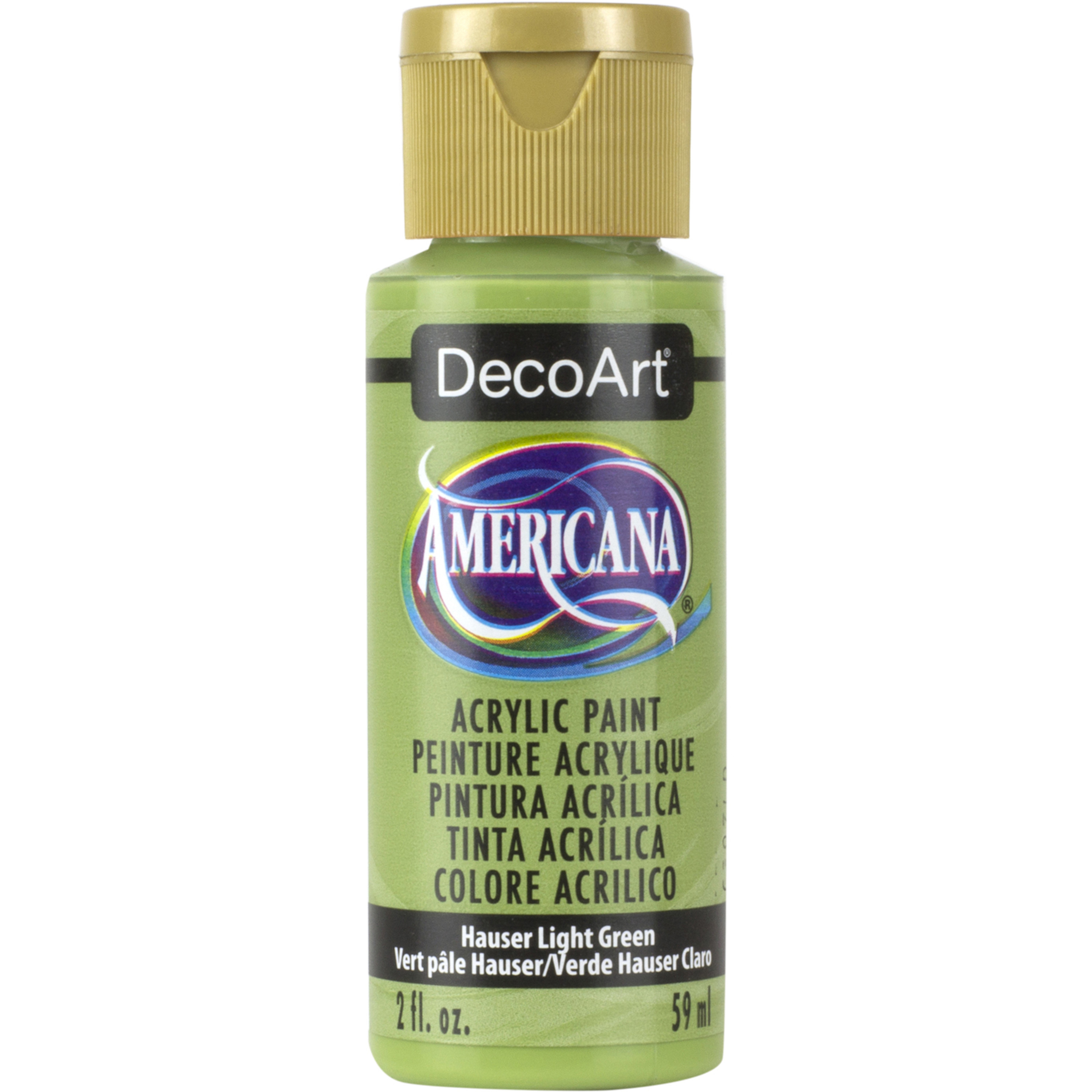 DecoArt Americana Acrylic Color, 2 oz., Hauser Light Green Walmart
