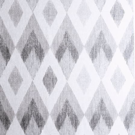 Arthouse Fitzgerald Grey Ikat Diamond Wallpaper