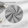 thumbnail image 4 of Women's Cotton 15 Inch Outseam Shorts with 2 Side Pockets, Navy Medium, 3-Pack, 4 of 6