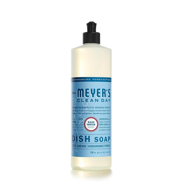 Jabón para platos Mrs. Meyer's Clean Day Rain Water 473 ml