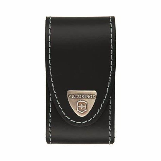 Funda Victorinox 100 mm de piel color negro