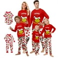thumbnail image 1 of Family Christmas Pajamas Matching Sets Xmas Matching Pjs for Adults Kids Holiday Home Xmas Family Sleepwear Set (Women, L), 1 of 5