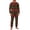 Wine, variant on Ashirexll Two Piece Sets, Mens Pajamas Set, Christmas Plaid Print Fashion Casual Sleepwear Set Long Sleeve Top and Pants Home Loungewear
