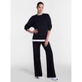 thumbnail image 2 of Athletic Works Women's Fleece Sweatshirt with Long Sleeves, Sizes XS-XXXL, 2 of 5