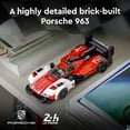 thumbnail image 5 of LEGO Speed Champions Porsche 963 76916, Model Car Building Kit, Collectible Race Car Toy with Driver Minifigure, Makes a Great Gift for Teens, 5 of 9