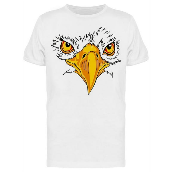 Eagle Face Bird T-Shirt Men -Image by Shutterstock, Male Medium