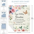 thumbnail image 5 of Get Well Gifts for Women - After Surgery Blanket with Inspirational Words Sympathy Gifts for Elderly Adults Heartfelt Hug Soft Blue Healing Blanket 50x60 in,Decor, 5 of 5