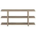 thumbnail image 6 of Evelyn&Zoe Acosta 64" Wide Rectangular Console Table, Antiqued Gray Oak, 6 of 8