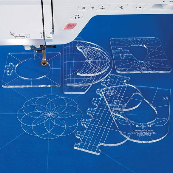 Koszal Règle Patchwork DIY Flexible Pratique Courtepointe Tailleur Couture Artisanat Règle Patchwork pour la Maison